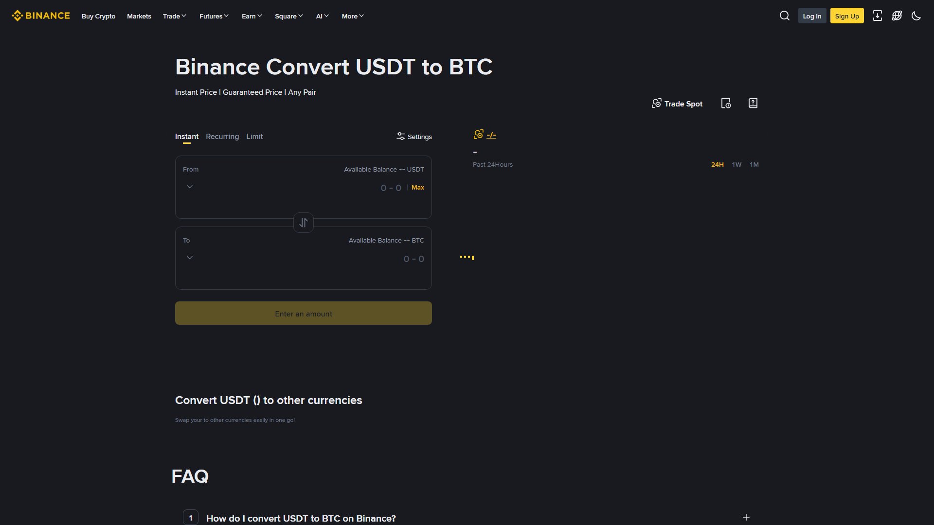 Binance Convert