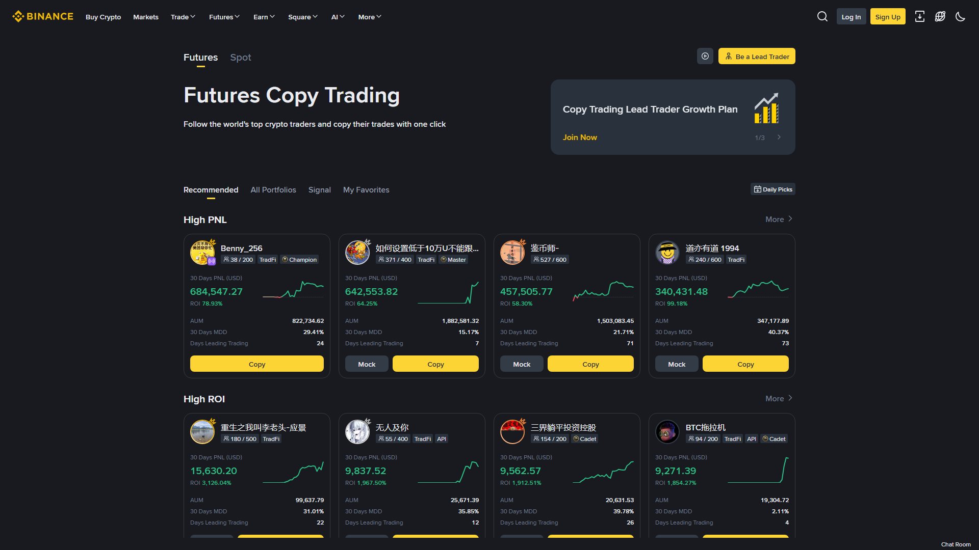 Binance Copy Trading